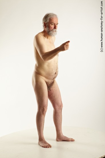 Nude Man White Standing poses - ALL Average Short Grey Standing poses - simple Realistic