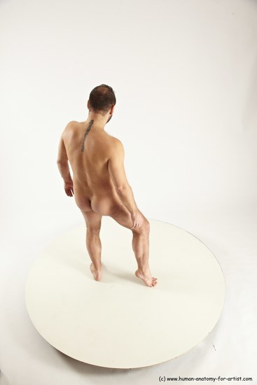 Nude Man White Standing poses - ALL Average Short Brown Standing poses - simple Multi angles poses Realistic