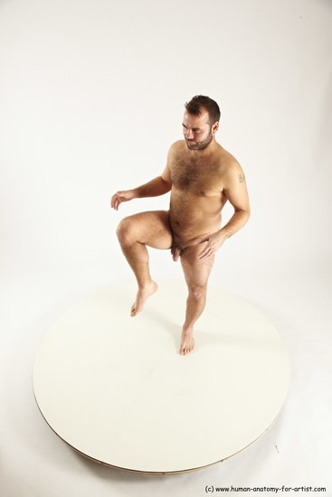 Nude Man White Standing poses - ALL Average Short Brown Standing poses - simple Multi angles poses Realistic