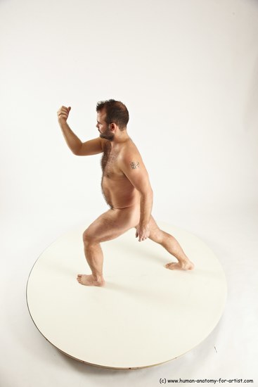 Nude Man White Standing poses - ALL Average Short Brown Standing poses - simple Multi angles poses Realistic