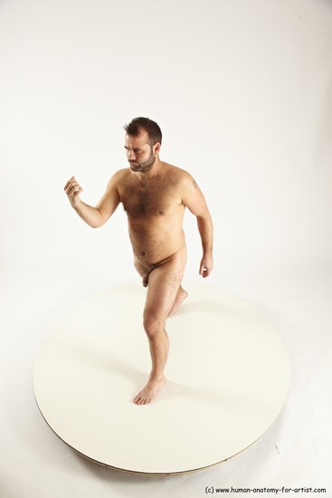 Nude Man White Standing poses - ALL Average Short Brown Standing poses - simple Multi angles poses Realistic