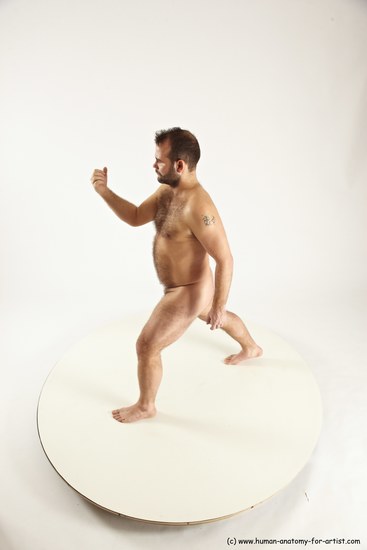 Nude Man White Standing poses - ALL Average Short Brown Standing poses - simple Multi angles poses Realistic