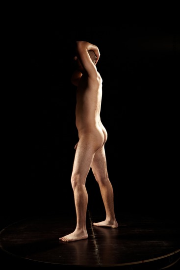 Nude Man Another Standing poses - ALL Average Short Brown Standing poses - simple Realistic