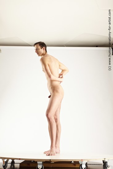 Nude Man White Sitting poses - simple Athletic Short Brown Sitting poses - ALL Multi angles poses Realistic