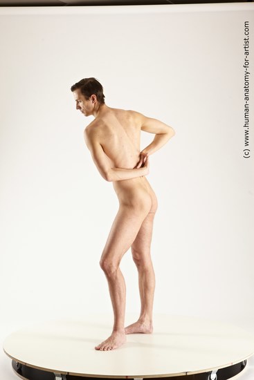 Nude Man White Sitting poses - simple Athletic Short Brown Sitting poses - ALL Multi angles poses Realistic