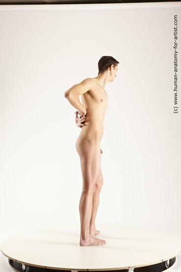 Nude Man White Sitting poses - simple Athletic Short Brown Sitting poses - ALL Multi angles poses Realistic