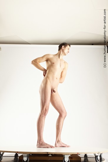 Nude Man White Sitting poses - simple Athletic Short Brown Sitting poses - ALL Multi angles poses Realistic