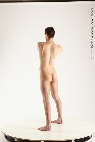 Nude Man White Sitting poses - simple Athletic Short Brown Sitting poses - ALL Multi angles poses Realistic