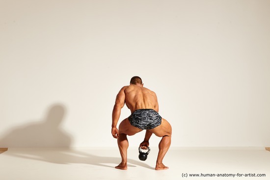 Underwear Gymnastic poses Man White Standing poses - ALL Muscular Short Brown Standing poses - simple Dynamic poses Academic