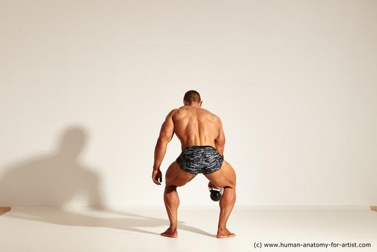 Underwear Gymnastic poses Man White Standing poses - ALL Muscular Short Brown Standing poses - simple Dynamic poses Academic