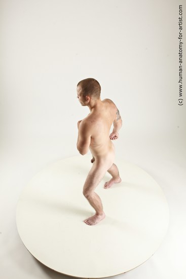 Nude Man White Sitting poses - simple Slim Short Brown Sitting poses - ALL Multi angles poses Realistic