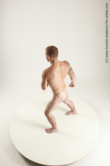 Nude Man White Sitting poses - simple Slim Short Brown Sitting poses - ALL Multi angles poses Realistic