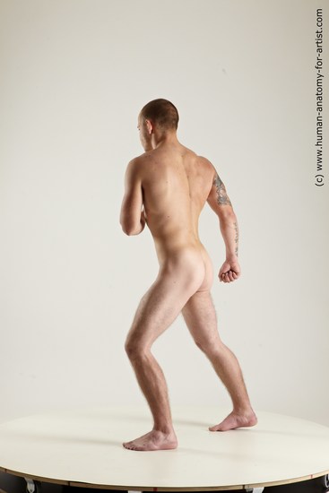 Nude Man White Sitting poses - simple Slim Short Brown Sitting poses - ALL Multi angles poses Realistic