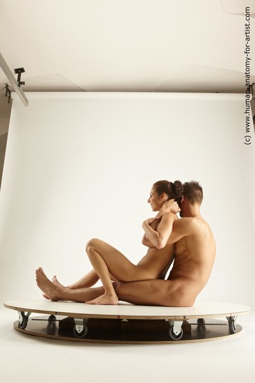 Nude Woman - Man White Athletic Brown Multi angles poses Realistic