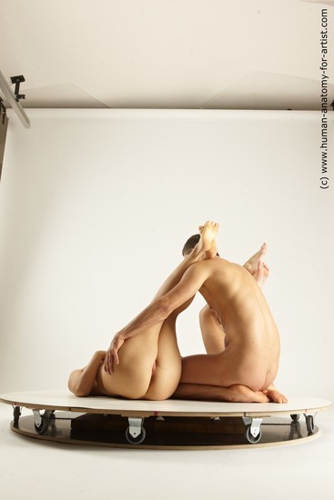 Nude Woman - Man White Slim Multi angles poses Realistic