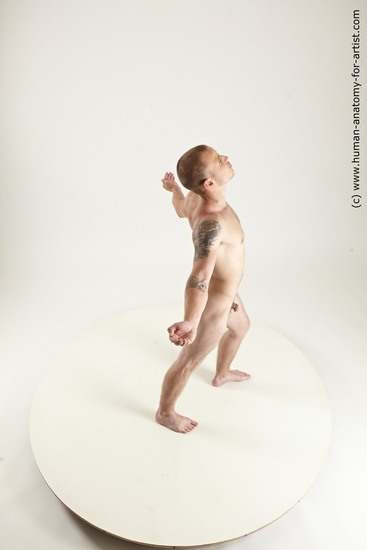 Nude Man White Standing poses - ALL Slim Short Brown Standing poses - simple Multi angles poses Realistic