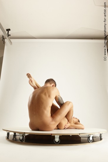 Nude Woman - Man Brown Multi angles poses Realistic