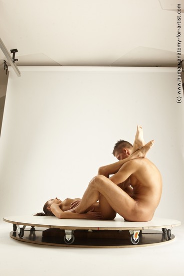 Nude Woman - Man Brown Multi angles poses Realistic
