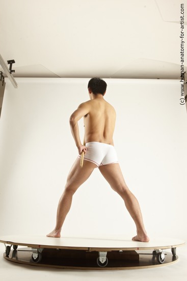 Underwear Man Multi angles poses Academic
