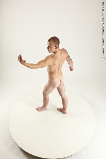 Nude Man White Multi angles poses Realistic