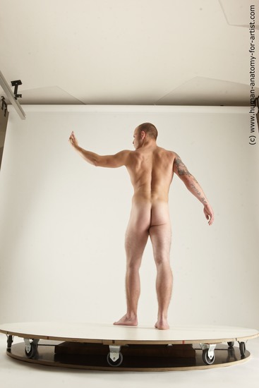 Nude Man White Multi angles poses Realistic