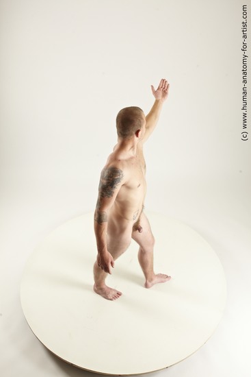 Nude Man White Multi angles poses Realistic