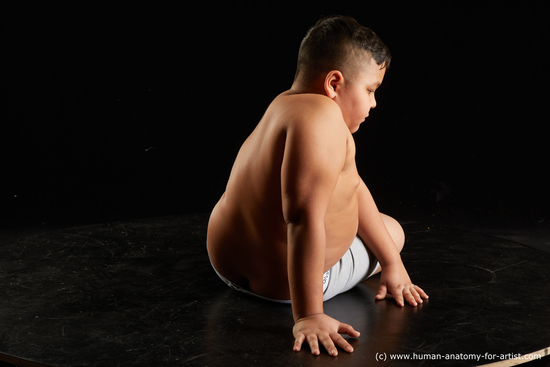 Underwear Man White Sitting poses - simple Overweight Short Black Sitting poses - ALL Standard Photoshoot  Academic