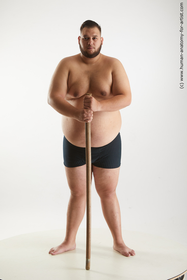 Underwear Man White Sitting poses - simple Overweight Short Black Sitting poses - ALL Standard Photoshoot Academic