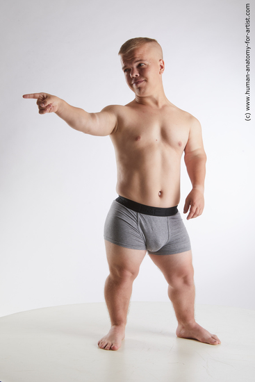 Underwear Man White Standing poses - ALL Average Short Brown Standing poses - simple Standard Photoshoot Academic