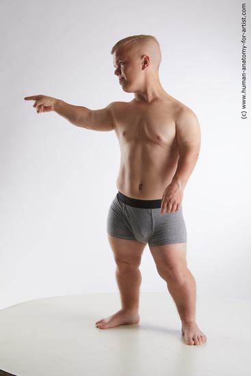 Underwear Man White Standing poses - ALL Average Short Brown Standing poses - simple Standard Photoshoot Academic