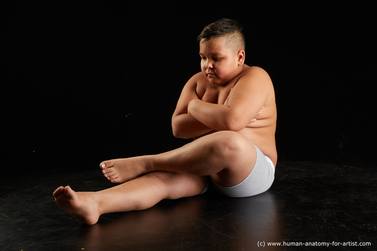 Underwear Man White Sitting poses - simple Overweight Short Brown Sitting poses - ALL Standard Photoshoot  Academic