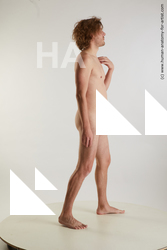 Nude Man White Standing poses - ALL Average Medium Brown Standing poses - simple Standard Photoshoot Realistic
