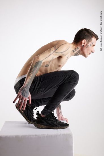 Casual Man White Sitting poses - simple Underweight Short Brown Sitting poses - ALL Standard Photoshoot Academic