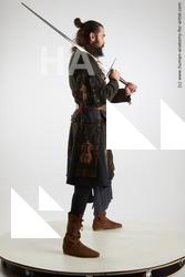 Fighting with sword Man White Standing poses - ALL Slim Long Brown Standing poses - simple Standard Photoshoot Academic