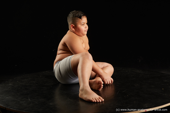 Underwear Man White Sitting poses - simple Overweight Short Brown Sitting poses - ALL Standard Photoshoot  Academic