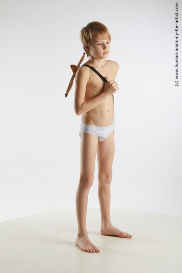 Underwear Man White Standing poses - ALL Slim Short Blond Standing poses - simple Standard Photoshoot  Academic