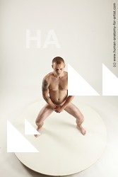 Nude Man White Standing poses - ALL Slim Short Brown Standing poses - simple Multi angles poses Realistic