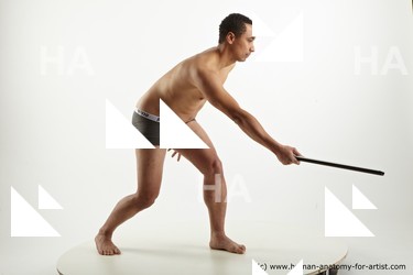 Underwear Man Black Standing poses - ALL Slim Short Black Standing poses - simple Standard Photoshoot Academic