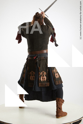 Fighting with sword Man White Standing poses - ALL Slim Long Brown Standing poses - simple Standard Photoshoot Academic Fighting poses - ALL