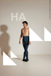 Sportswear Man White Athletic Medium Brown Dancing Dynamic poses Academic