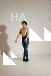 Sportswear Man White Athletic Medium Brown Dancing Dynamic poses Academic