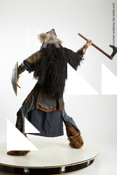 Fighting with axe Man White Standing poses - ALL Slim Long Brown Standard Photoshoot Academic Fighting poses - ALL