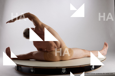 Underwear Man White Sitting poses - simple Athletic Short Grey Sitting poses - ALL Standard Photoshoot Academic