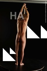 Nude Fighting with sword Man White Standing poses - ALL Athletic Medium Brown Standing poses - simple Standard Photoshoot Realistic Fighting poses - ALL