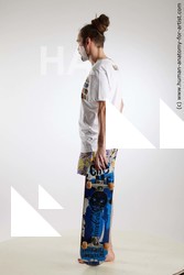 Casual Man White Standing poses - ALL Slim Brown Standing poses - simple Dreadlocks Standard Photoshoot Academic