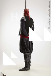 Casual Fighting with sword Man White Sitting poses - simple Slim Long Brown Sitting poses - ALL Standard Photoshoot Academic Fighting poses - ALL