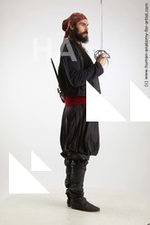 Casual Fighting with sword Man White Sitting poses - simple Slim Long Brown Sitting poses - ALL Standard Photoshoot Academic Fighting poses - ALL