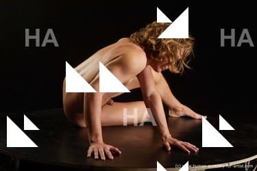 Nude Man White Sitting poses - simple Athletic Medium Brown Sitting poses - ALL Standard Photoshoot Realistic