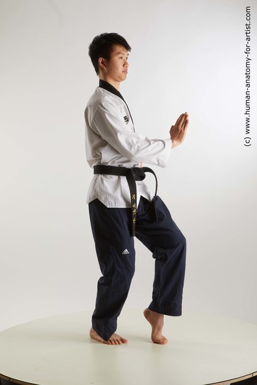 Sportswear Martial art Man Asian Standing poses - ALL Average Short Black Standing poses - simple Standard Photoshoot Academic Fighting poses - ALL