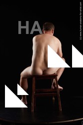 Nude Man White Sitting poses - simple Chubby Short Brown Sitting poses - ALL Standard Photoshoot Realistic